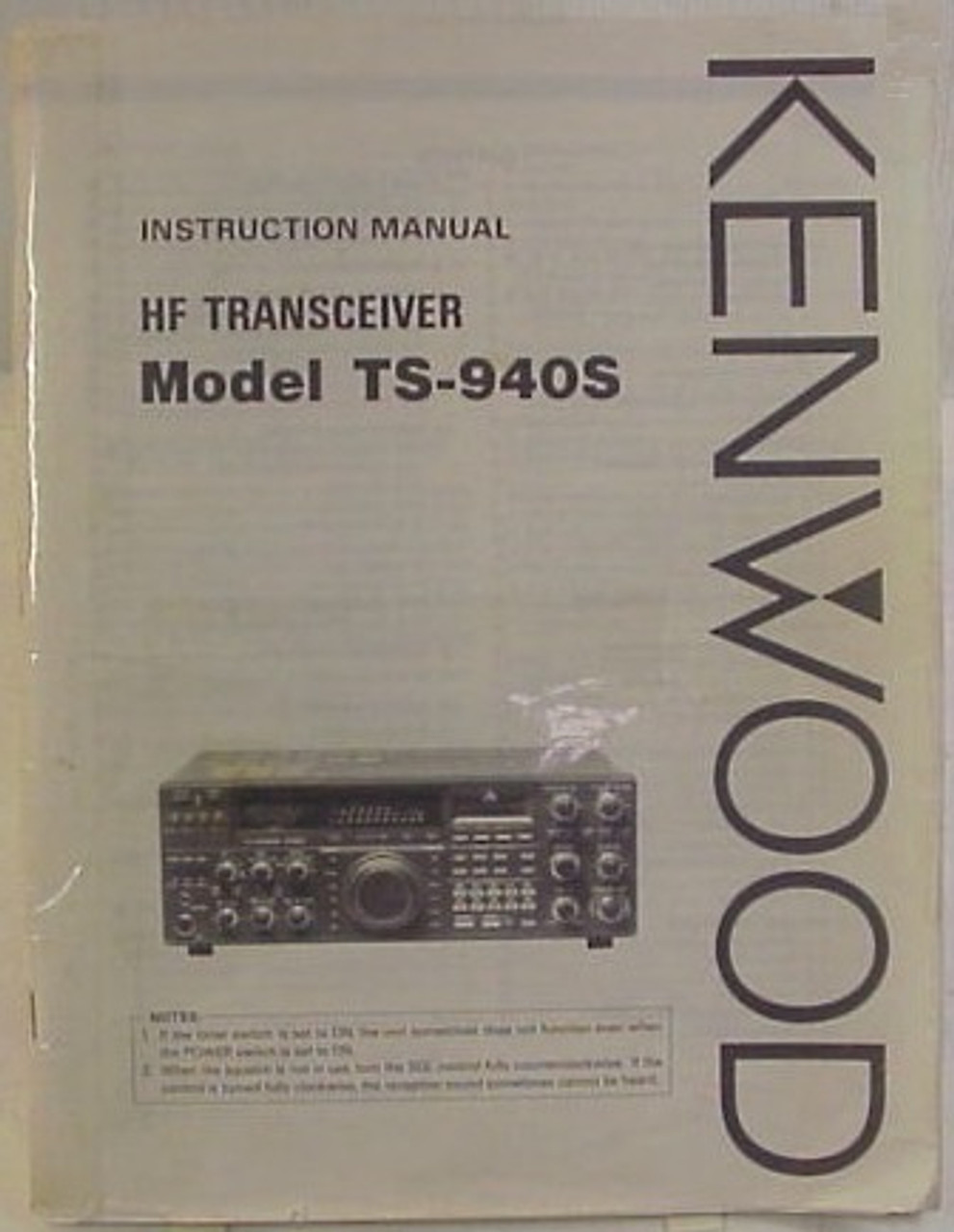 Kenwood TS-940s Instruction Manual Copy