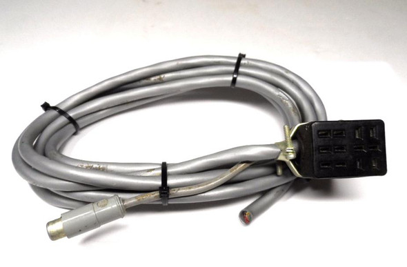 Original Drake AC-3 / AC-4 power supply cable with 12-pin female Cinch Jones connector. Fits TR-4, TR-4C, T-4X series transceivers. Excellent condition replacement for classic Drake station.