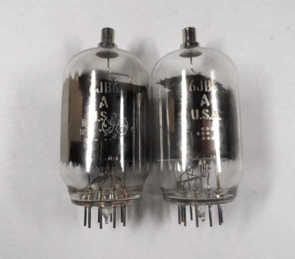General Electric 6JB6A Matched Pair (2) for RL Drake Radios, Tested & Guaranteed #01