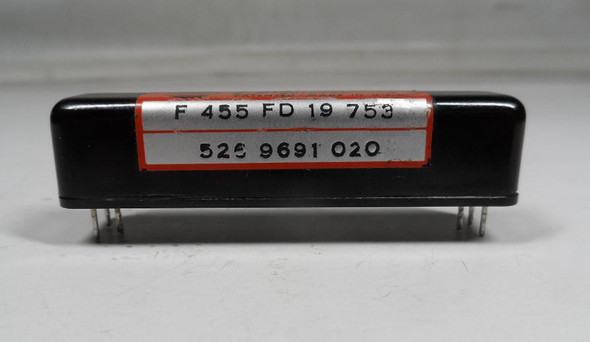 NOS Collins Mechanical Filter Type F 455 FD 19, Part 526 9691 020. 455 kHz IF bandpass, ~1.9 kHz bandwidth for superior selectivity in Collins S-Line receivers, KWM transceivers, or adaptable to Icom R75 and others. High-quality vintage ham radio part, steep skirts, low loss. Perfect restoration or upgrade component. Tested NOS condition. Ships fast