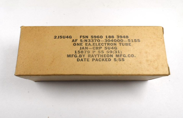 Get a vintage NOS Raytheon 5U4G ST style rectifier tube (5/55 date code). Factory-fresh emission,