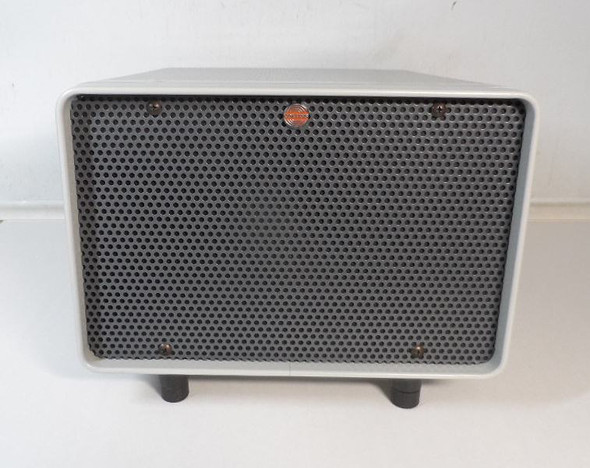 New Reproduction Collins 516F-2 Round Emblem Cabinet with Metal Trim Ring for sale. High-quality USA-made replacement cabinet for the Collins 516F-2 power supply. Matches original S-Line and KWM-2 aesthetics perfectly. Ideal for restoring your vintage Collins station. Available from Nationwide Radio & Equipment.