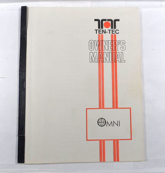 Ten-Tec Model 546 Omni HF Transceiver Original Operation & Service Manual #2