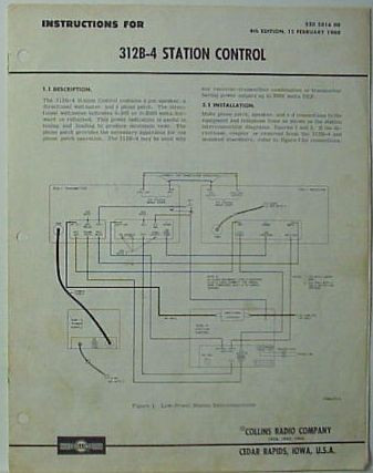 Collins 312B-4 & 312B-5 Console Manual Copy 1968 - Nationwide