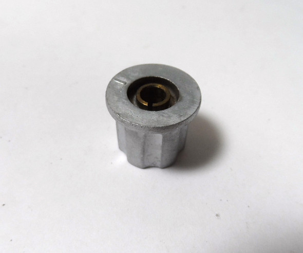 Heathkit  11/16 inch Diameter Small Pewter Control Knob for the Marauder, Apache, & Mohawk for 3/16 in shaft