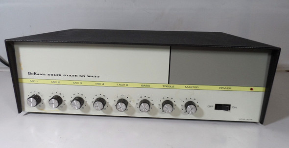 DuKane 1A778  High Quality, Solid State 50 Watt Public Address Amplifier in Excellent Condition