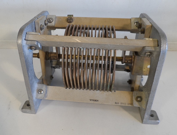 Gates 17 uH High Quality, Silver Plated Roller Inductor from Broadcast Transmitter in Excellent Condition P/N 15-VC-1444