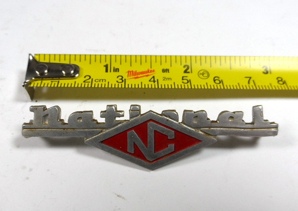 National NC-183D, Emblem Pulled from a Working Receiver 