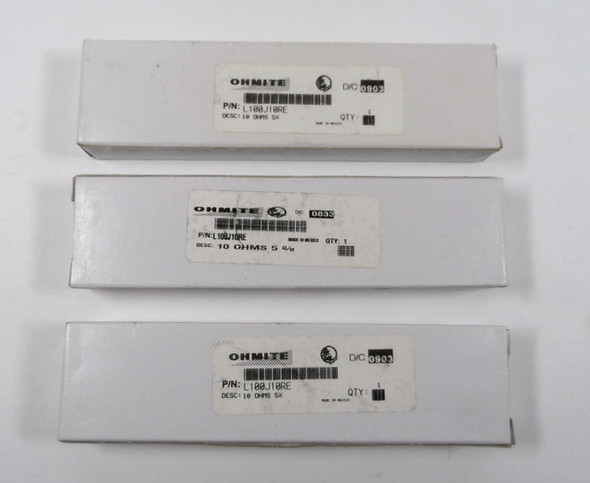 Collins 30S-1, Brand New Set of (3) 8.2 Ohm Resistors from of Power Supply Back Panel R-201, 215 P/N 710 2126 00