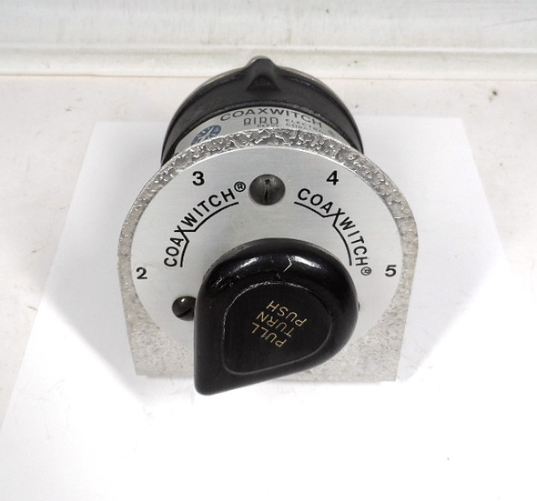 Bird 74, Six Position 50-Ohm Coaxial Selector Switch, in Excellent Condition