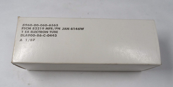 Philips (JAN) 6146W NOS Vacuum Tube Tested 100 % in Original Box