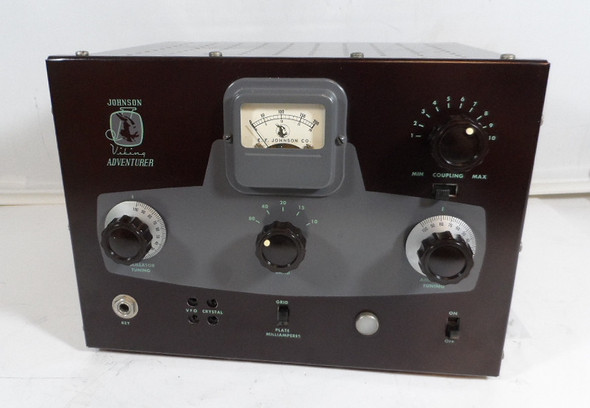EF Johnson Viking Adventurer 50 Watt input CW Amateur Novice Transmitter  80, 40, 20, 15, 11 & 10 Meters  in Collector Quality Condition