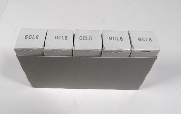 RCA  6CL6 New Old Stock Vacuum Tubes Sleeve of 5
