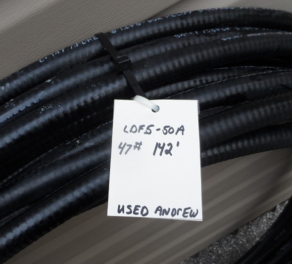 Andrew LDF5-50,  142 Feet of 7/8 Heliax Hard Used in Excellent Condition *PICKUP ONLY*