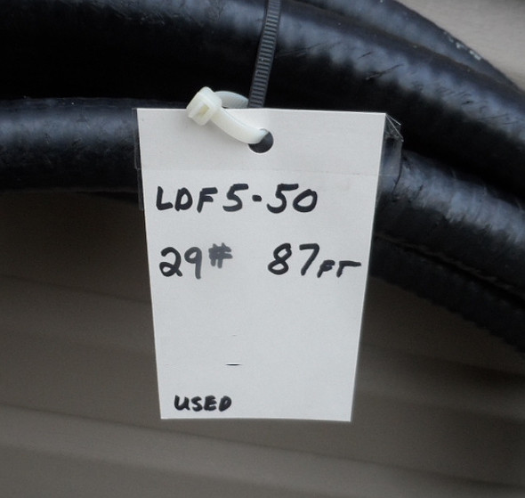 Andrew LDF5-50,  87 Feet of 7/8 Heliax Hard Used in Excellent Condition  *PICKUP ONLY*