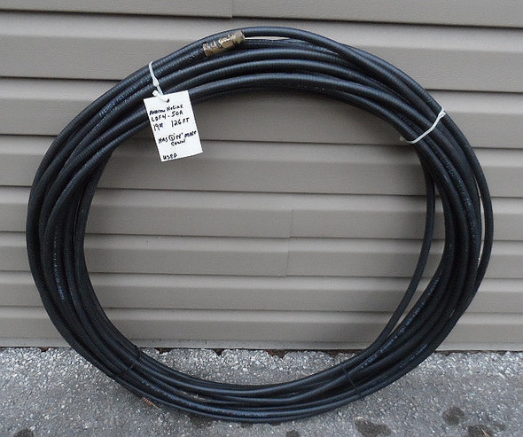 Andrew LDF4-50, 126 Feet of 1/2 inch Heliax Hard Line Used in Excellent Condition with 1 Male N Connector *PICKUP ONLY*