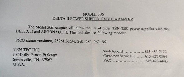 Ten-Tec  Model 545 Omni A  Optional WARC Band Kit New in Original Box