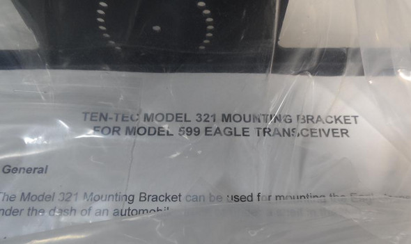 Ten-Tec Model 321 Mobile Mounting Bracket for the Eagle 599 HF transceivers New in Original Box