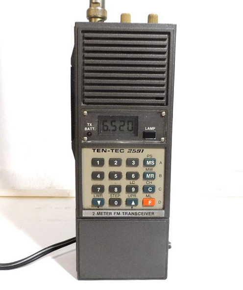 Ten-Tec Model 2591 Hand Held  2 Meter Transceiver with Speaker Mic, Charger & 12 Adapter  in Original Box
