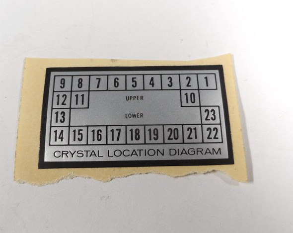 RL Drake SPR-4 Frequency & Location Decals NOS