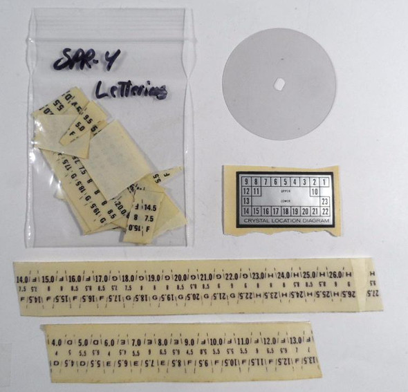 RL Drake SPR-4 Frequency & Location Decals NOS