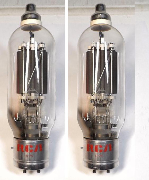 RCA matched pair of genuine NOS (New Old Stock)  810 high-power transmitting triode vacuum tubes in Original Boxes Tested