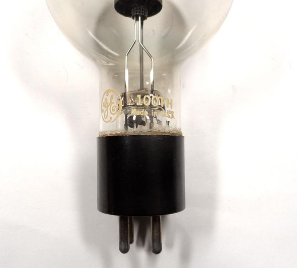 General Electric 100TH / VT-218, (Replacement for the 75TH) 100 Watt High-Mu Power Triode for Amplifiers & Modulators Used Tested #7948