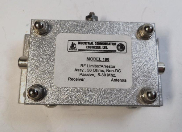 Industrial Communications Engineers LTD (ICE) Model 196 RF Limiter/Arrestor