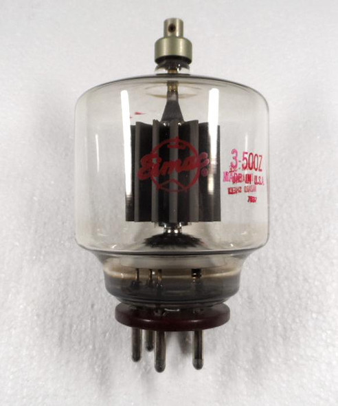 Eimac 3-500Z Power Amplifier Tube, 1978 Date Code 7837, Tested Full Output, Original Box, Excellent