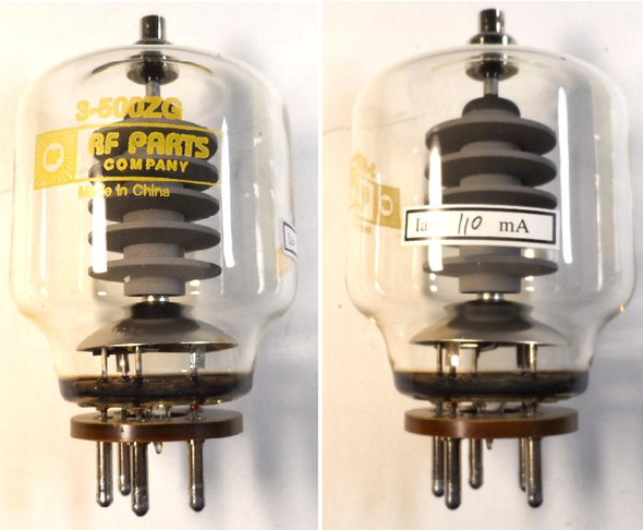 RF Parts 3-500ZG Matched Pair, New In Box, Serial 9803076 & 9803130, Tested Full Output, Original Boxes