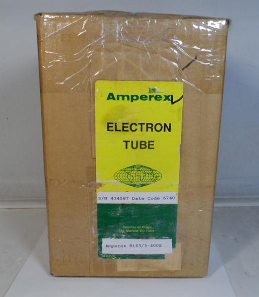 Amperex 3-400Z, 8163 tube, vintage power triode, NOS 3-400Z, Ameritron AL-80, tantalum anode, made in USA, 1967 date code, ham radio tube, Nationwide Radio & Eq Sales LLC