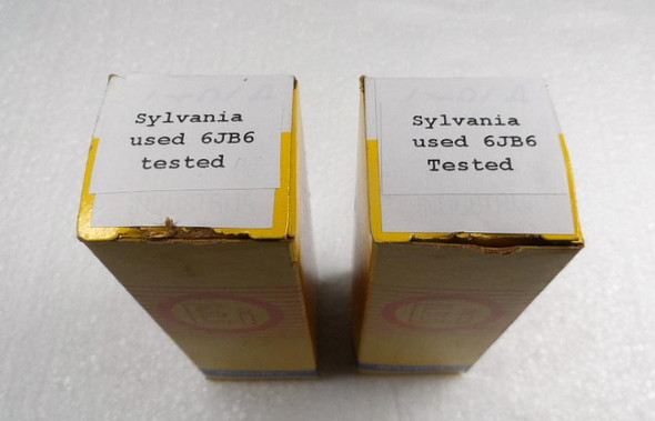 Sylvania 6JB6 Used Pair (2) for RL Drake Radios, Tested & Guaranteed #2