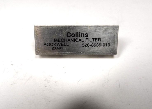 NOS Collins / Rockwell Mechanical Filter P/N 526 8636 010. Standard 6 kHz AM filter for AOR AR3030 and AR7030 HF receivers. 455 kHz IF, 8-resonator design with excellent selectivity, ≥5.5 kHz @ -3dB, sharp skirts. Legendary Collins quality for superior AM performance. Perfect original replacement or upgrade. Tested NOS condition. Fast shipping from [Your Location]. Ideal for AOR enthusiasts!