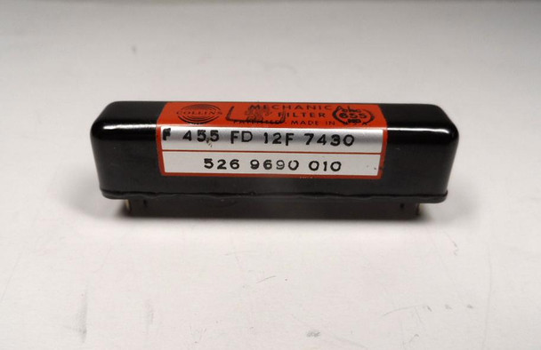 NOS Collins F-455-FD-12 Mechanical Filter P/N 526-9690-010. 455 kHz IF, 1.2 kHz bandwidth narrow filter with sharp skirts for CW or data modes. Excellent Collins quality, 350 pF resonating cap, steep shape factor. Ideal for S-Line receivers, KWM transceivers, or other 455 kHz IF radios. Rare New Old Stock—perfect restoration or upgrade part. Fast shipping from [Your Location]. Great for serious ham operators and collectors! Used for Hammarlund HQ-180 and HQ-180A Filter Modification