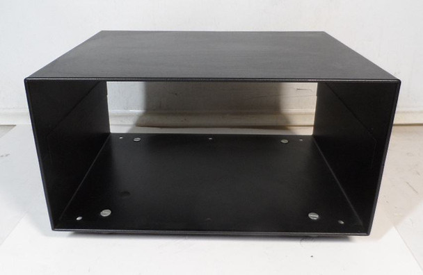 Original RL Drake CC-1 Converter Console cabinet for the 4-Line series. Measures 10 3/4" W x 8" D x 6 1/8" H with factory bottom adjustment hole. Perfect for housing 6-meter or 2-meter converters (SC-6/SC-2) or custom projects. Ideal restoration part or accessory for your classic Drake Station