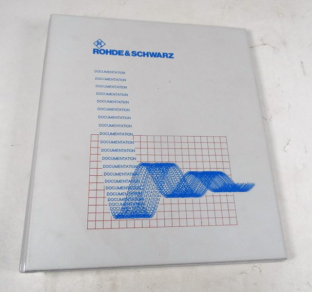 Original Rohde & Schwarz XK 8582C1/C2 HF Transceiver technical manual set (2 volumes, German). Hard binders No. 2 (680.1110.85) & 3 (680.1110). Rare service documentation for collectors and radio engineers. Excellent condition.