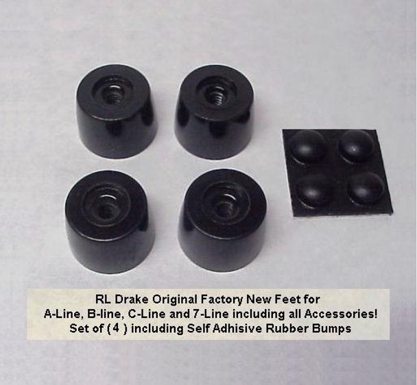 RL Drake Original Feet for all Radios & Accessories (4)