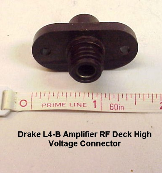 RL Drake L4-B Amplifier Millen High Voltage Connector Flange for rear panel (used)