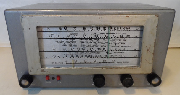 Hallicrafters S-38D Communications Receiver in good Condition for parts or restoration