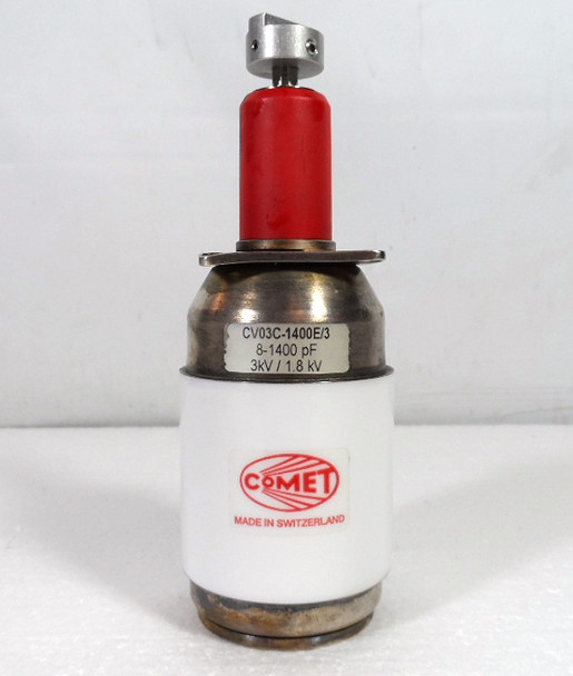 Comet CV03C-1400E/3 Vacuum Variable Capacitor 8-14000 pF @ 3KV