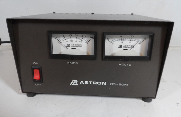 Astron RS-20M 13.8 VDC   20 Amp  Commercial Power Supply with Ammeter & Volt Meter  in Excellent Condition