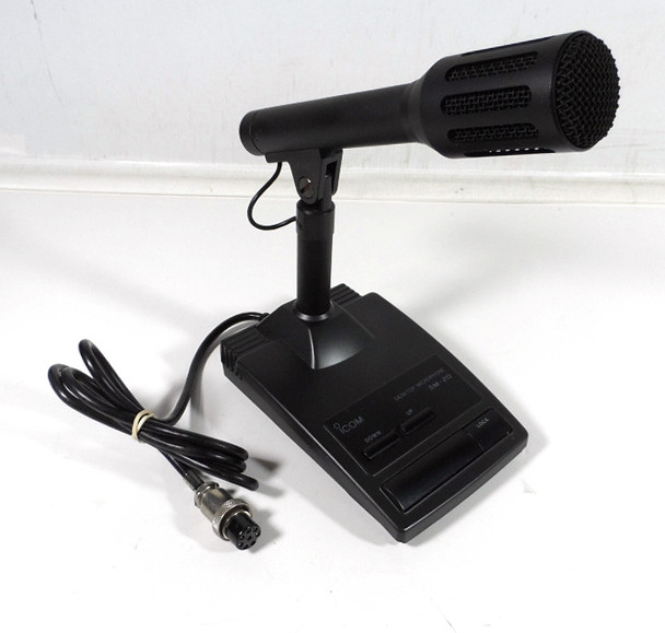 Icom SM-20 Amplified  Desk Microphone for most Icom HF Transceivers, in Excellent Condition