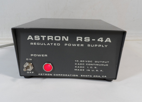 Astron RS-4A  4 Amp 13.8 VDC Regulated Power Supply in Excellent Condition