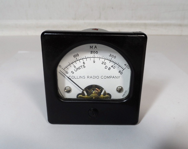 Collins KWM-2A S-Meter / Plate Meter with Lamp Assembly in Excellent Condition