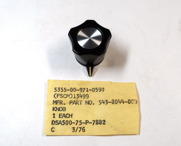 Collins  Original NEW Push On Fluted Control Knob  For S-Line, No Pointer P/N 543 8043 000
