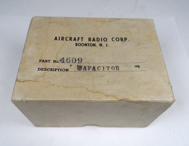 Aircraft Radio Corp 4609 Air Variable Capacitor 3, 106 pF Sections with 2:1 Drive New in Box