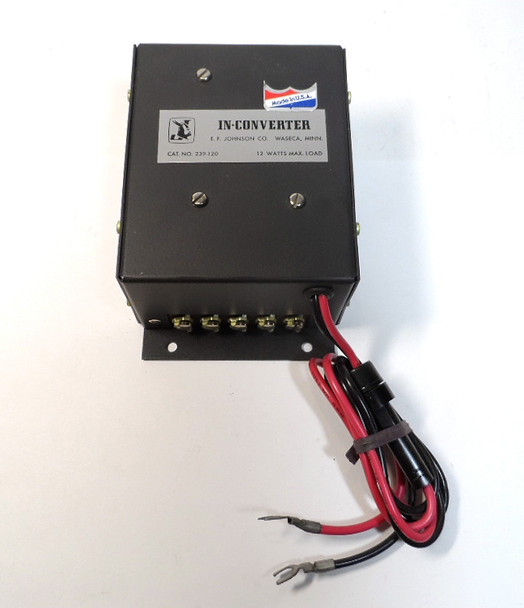 EF Johnson Inconverter to Convert 6 Volt and 12 Volt systems to either Negative or Positive Ground P/N 239-0120-001 NEW in Box