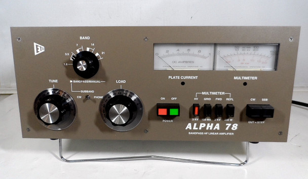 ETO Alpha PA-78 HF Linear Amplifier 10-160 meters with No Tune & Manual Tuning System in Collector Quality Condition