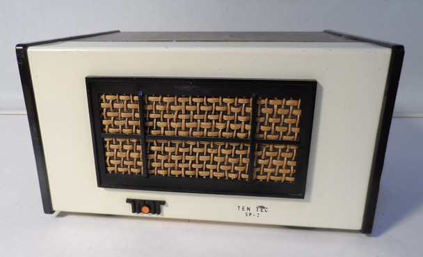Ten-Tec  Rare Model SP-2  Loudspeaker System Matches the Early Light Colored Wood Grain Radios