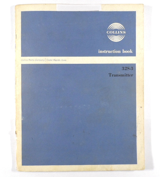 Collins 32S-3 Original Instruction Manual  Nov 1966 #15